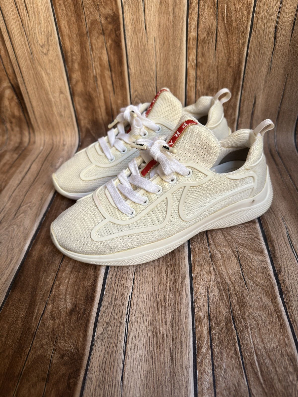 Prada fabric america cup sneakers Size US 5.5 / EU 38 - 7 Thumbnail