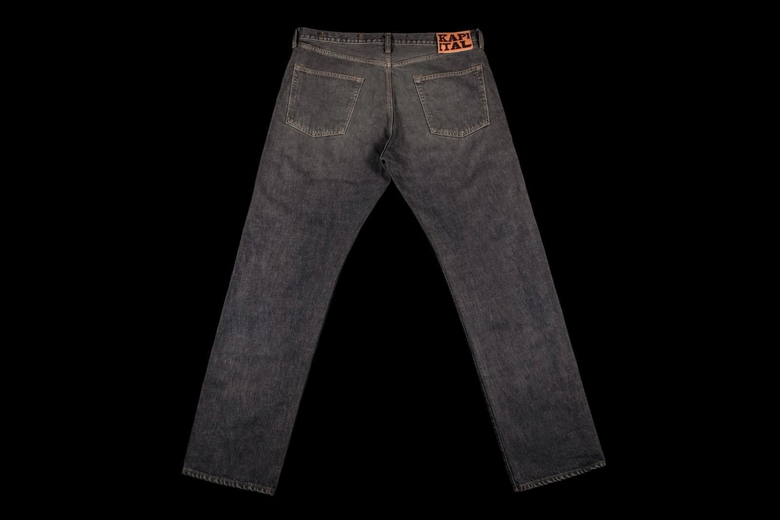 Kapital Kapital 14oz Black Denim 5p Monkey Cisco Studded Remake 36 Size US 36 / EU 52 - 2 Thumbnail
