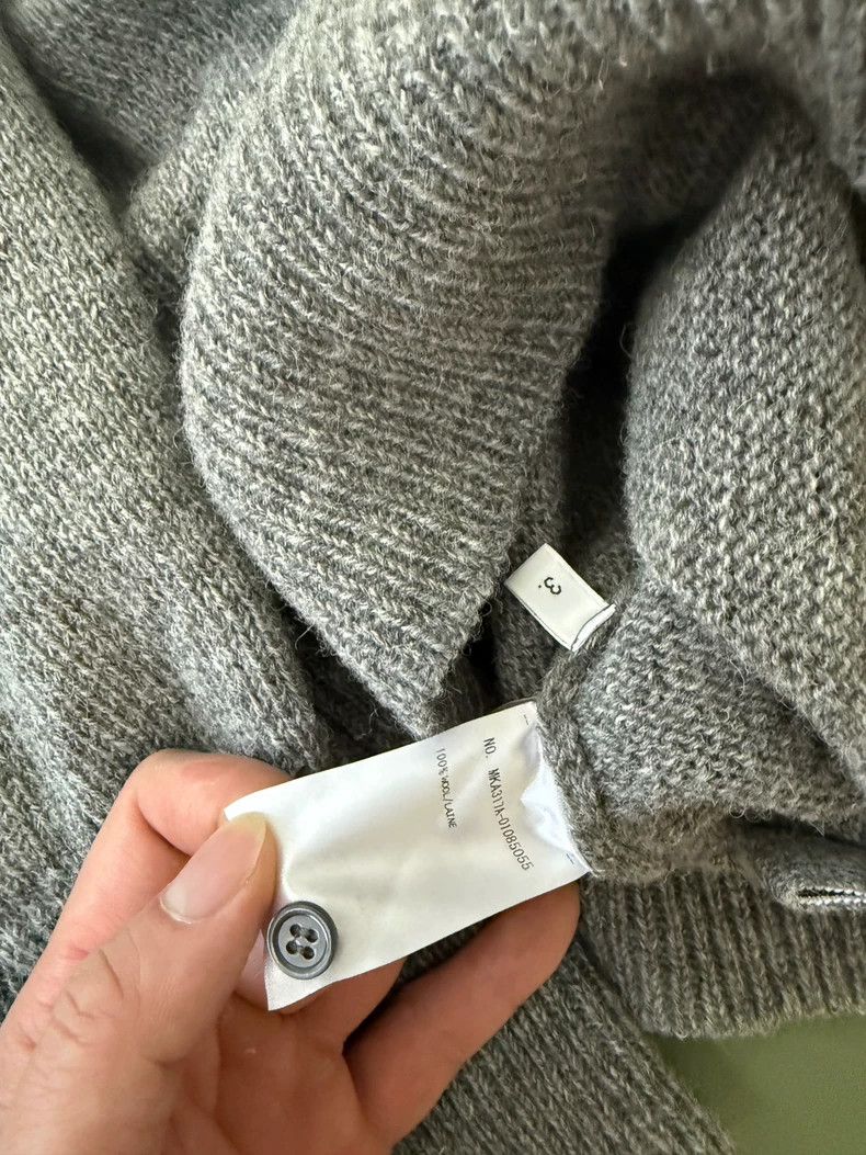 Thom Browne Thom Browne size3 A wool turtleneck pullover Size US L / EU 52-54 / 3 - 4 Thumbnail