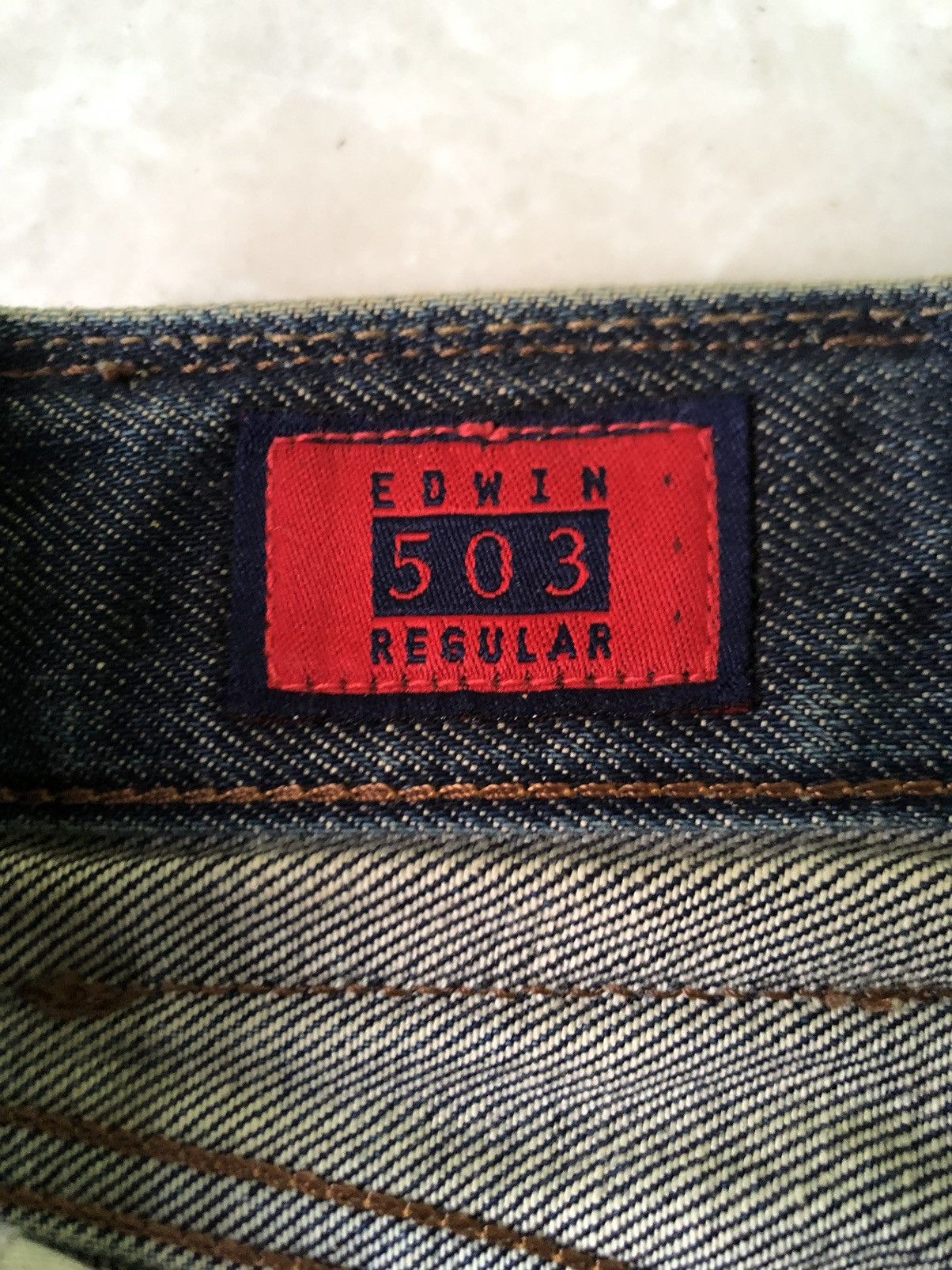 Edwin × Japanese Brand 🔥Edwin 503 Denim Jeans👖 Size US 30 / EU 46 - 14 Thumbnail