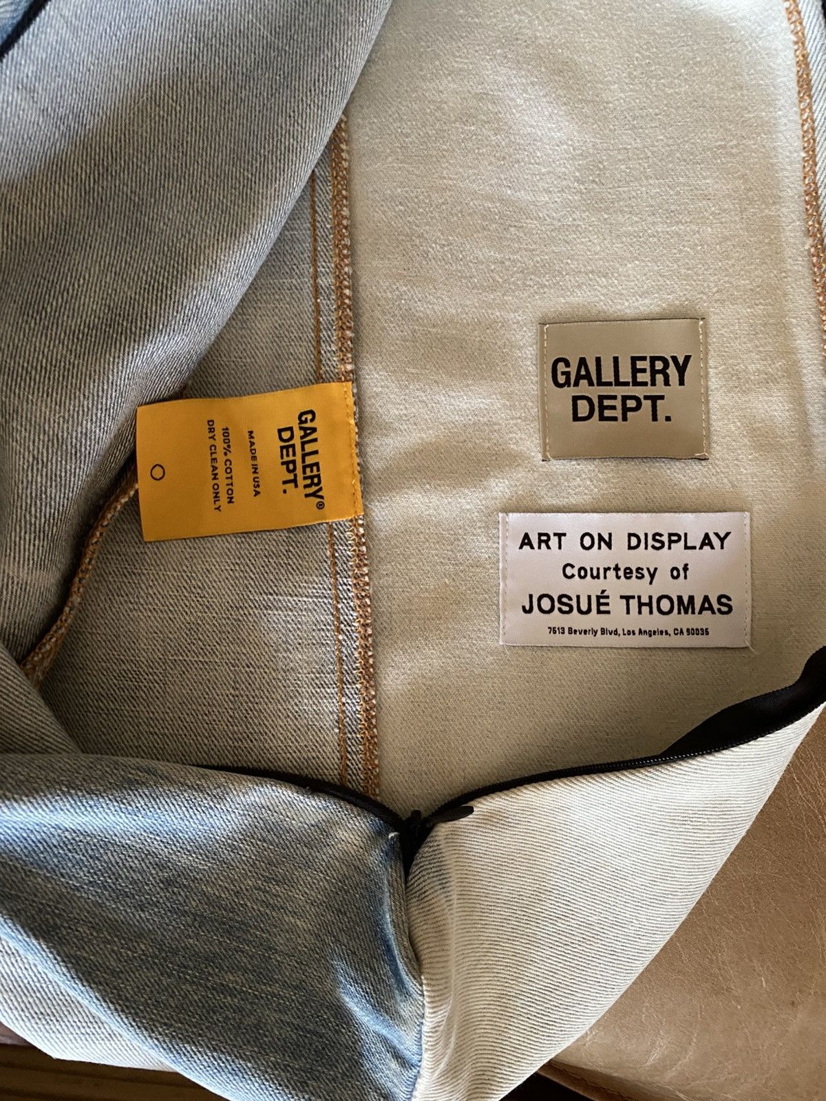 Gallery Dept. Gallery Dept Denim Pillow Size ONE SIZE - 3 Thumbnail