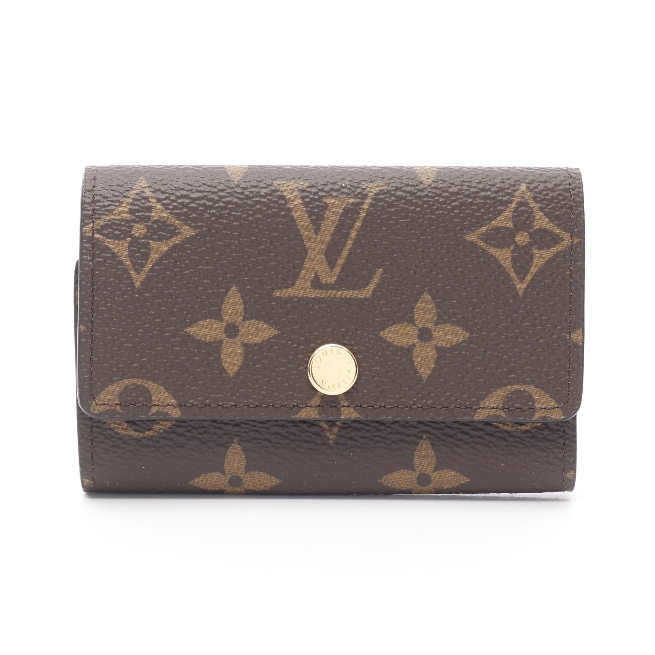 Louis Vuitton Louis Vuitton Multicle 6 Monogram Key Case Brown Size ONE SIZE - 1 Thumbnail