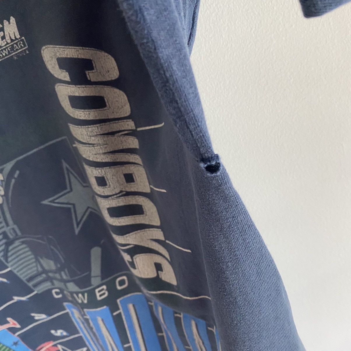 NFL × Salem Sportswear × Vintage Vintage NFL Dallas Cowboys Wrap Around Print Size US L / EU 52-54 / 3 - 8 Thumbnail