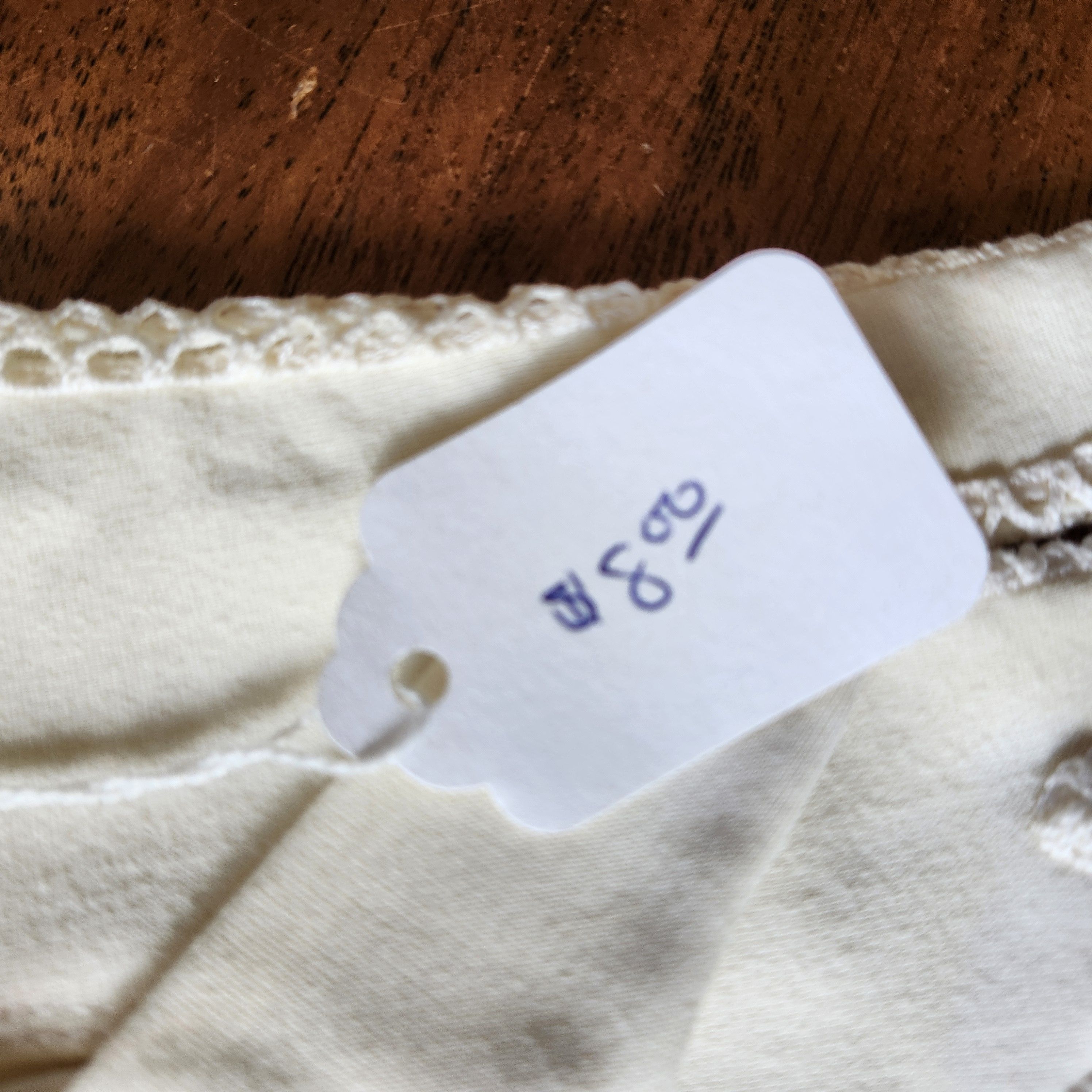 Other Vintage Cream White Short Gloves Crochet Trim Womens Formal Size ONE SIZE - 4 Thumbnail