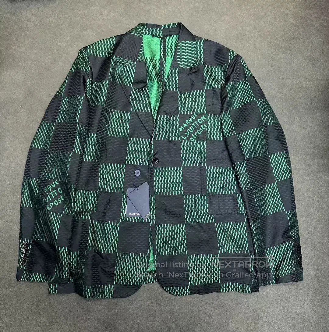 Louis Vuitton Louis Vuitton SS24 Checkered Lapel Jacket. Size US M / EU 48-50 / 2 - 1 Thumbnail