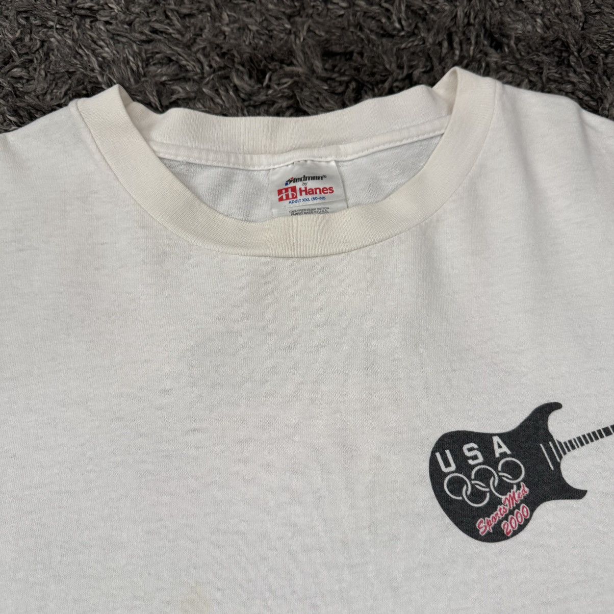 Hanes × USA Olympics × Vintage Vintage USA Olympic Music Festival 90s T-shirt Size US XXL / EU 58 / 5 - 7 Thumbnail