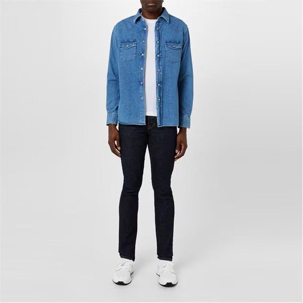 Tom Ford o1g2r1mq0724 Denim Shirt in Blue Size US S / EU 44-46 / 1 - 6 Thumbnail