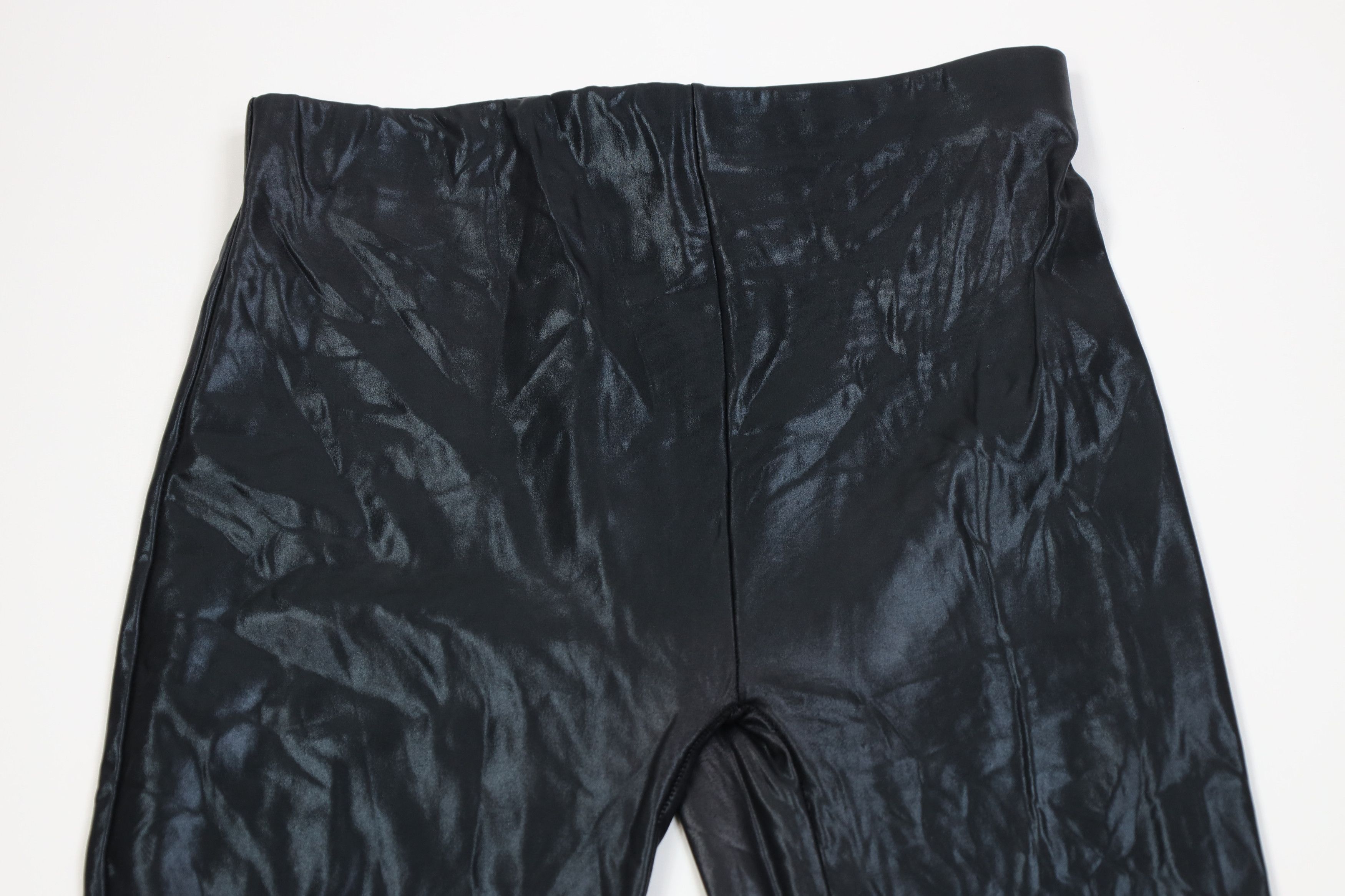 Vintage Vintage 90s Y2K Metallic Fire Flames Bell Bottoms Pants Size 27" / US 4 / IT 40 - 2 Thumbnail