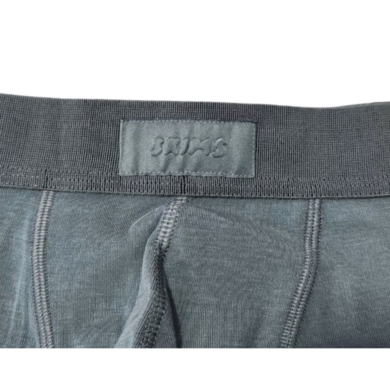 SKIMS Skims Mens Boxer Briefs XS Cotton 5 Inch Underwear Kyanite Blue Size 34R - 3 Thumbnail