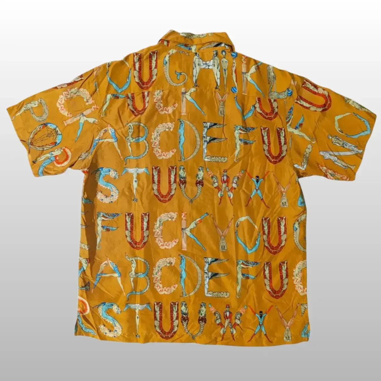Supreme Supreme Alphabet Silk Shirt SS18 Size US S / EU 44-46 / 1 - 2 Thumbnail