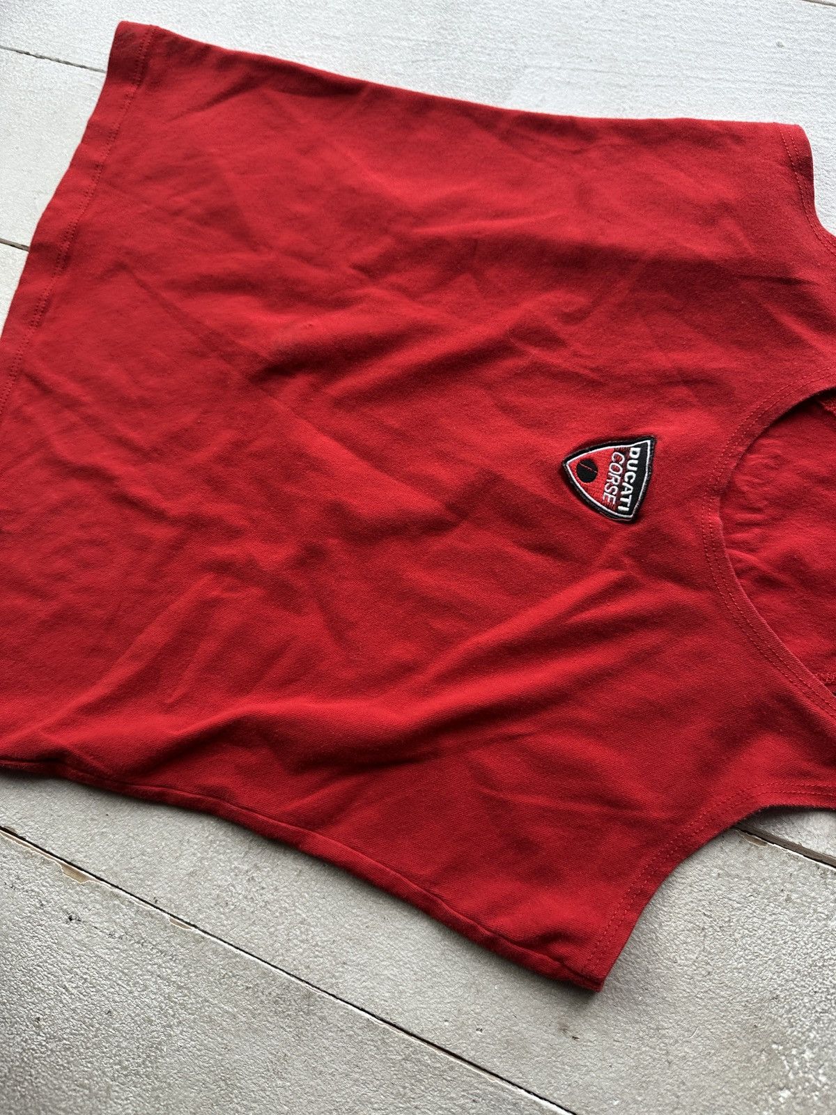 Ducati RARE 🚨 RED DUCATI BIG LOGO TANK TOP WOMEN MOTO SPORT RACING Size S / US 4 / IT 40 - 3 Thumbnail