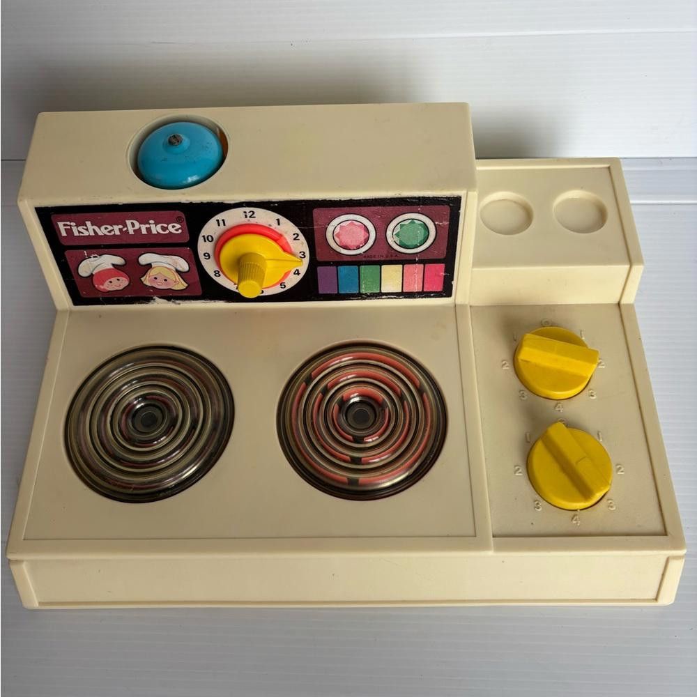 Designer Vintage 1978 Fisher Price Toys - Fun with Food Kitchen Stove Size ONE SIZE - 2 Thumbnail