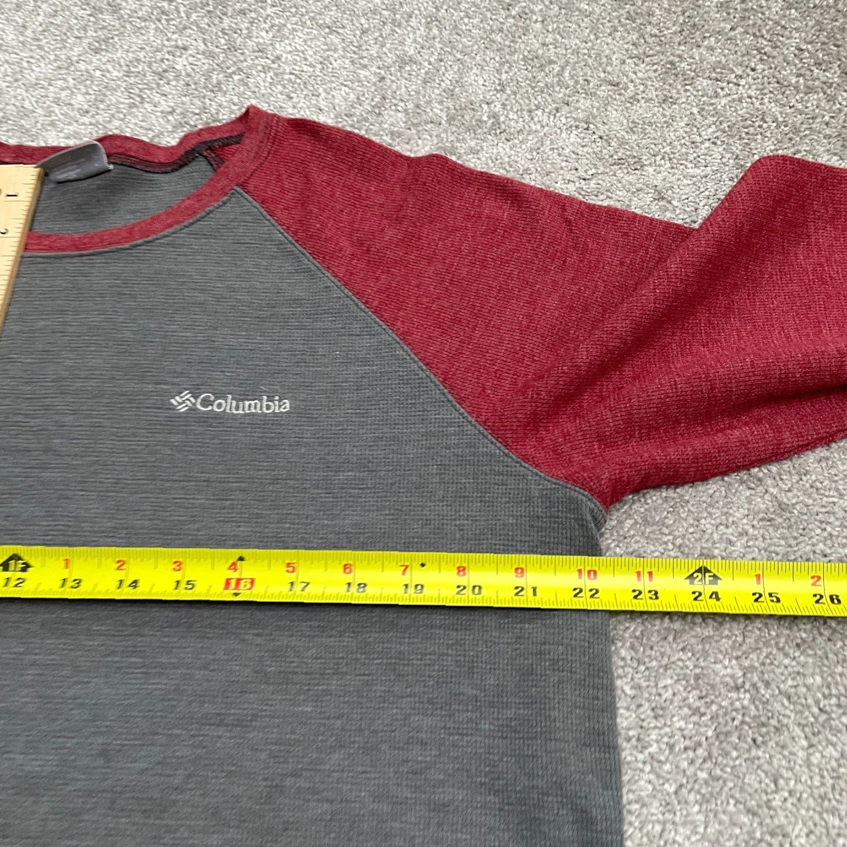 Vintage Columbia Shirt Mens Large Gray Crew Neck Long Sleeve T-Shirt Outdoor Casual Regular Size US L / EU 52-54 / 3 - 7 Thumbnail