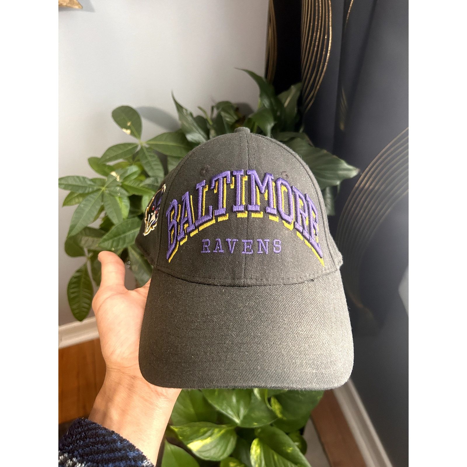 NFL × New Era × Vintage Vintage Y2k New Era 39thirty Baltimore Ravens NFL Hat Size ONE SIZE - 1 Thumbnail