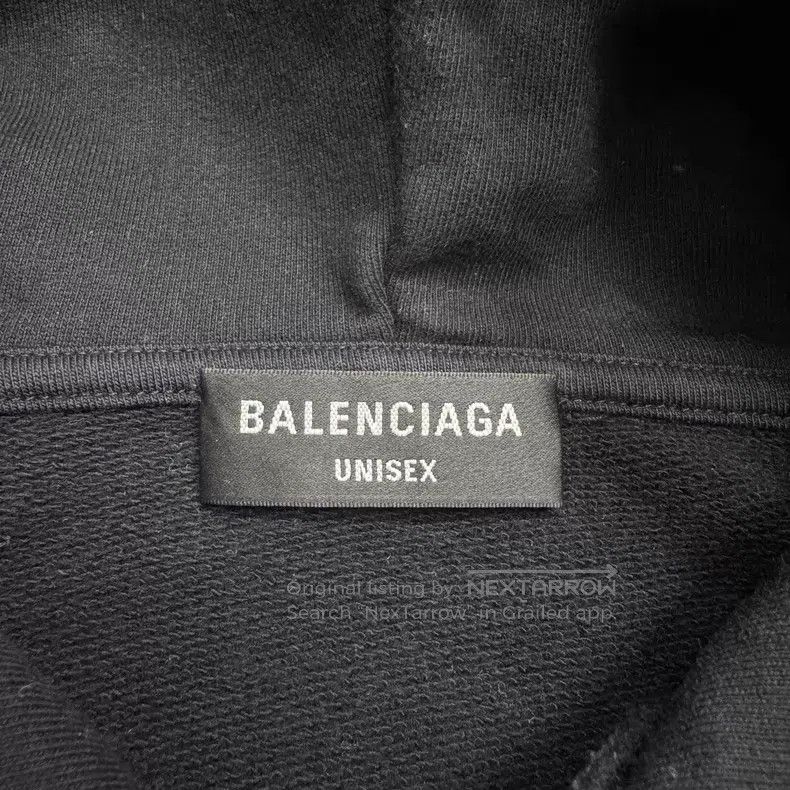 Balenciaga Balenciaga Distressed hooded sweatshirt Size US XL / EU 56 / 4 - 2 Thumbnail