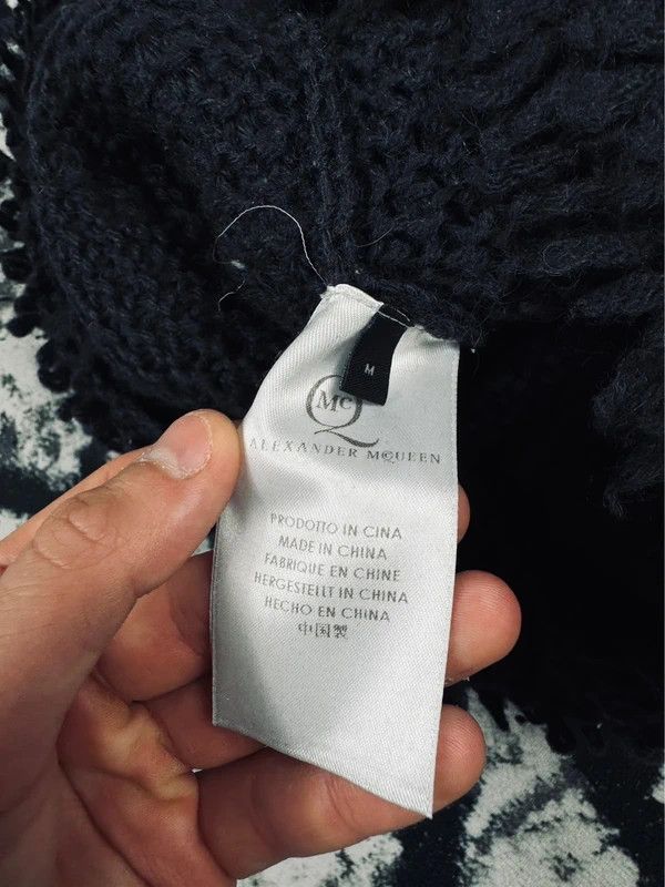 Alexander McQueen long zip woolen coat cardigan sweater gray M Size M / US 6-8 / IT 42-44 - 5 Thumbnail