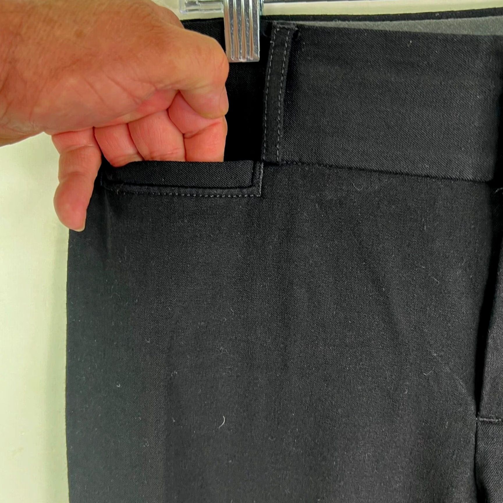 Banana Republic Banana Republic Sloan Dress Pants Women Size 12 Black 36x32 Straight Leg Womens Size 34" / US 12 / IT 48 - 4 Thumbnail