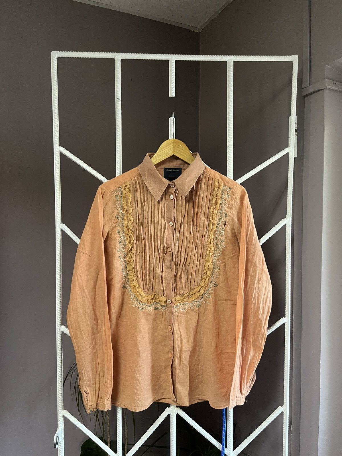 Roberto Cavalli Vintage 90s Runway Roberto Cavalli Class Button Up Shirt Size XL / US 12-14 / IT 48-50 - 2 Thumbnail
