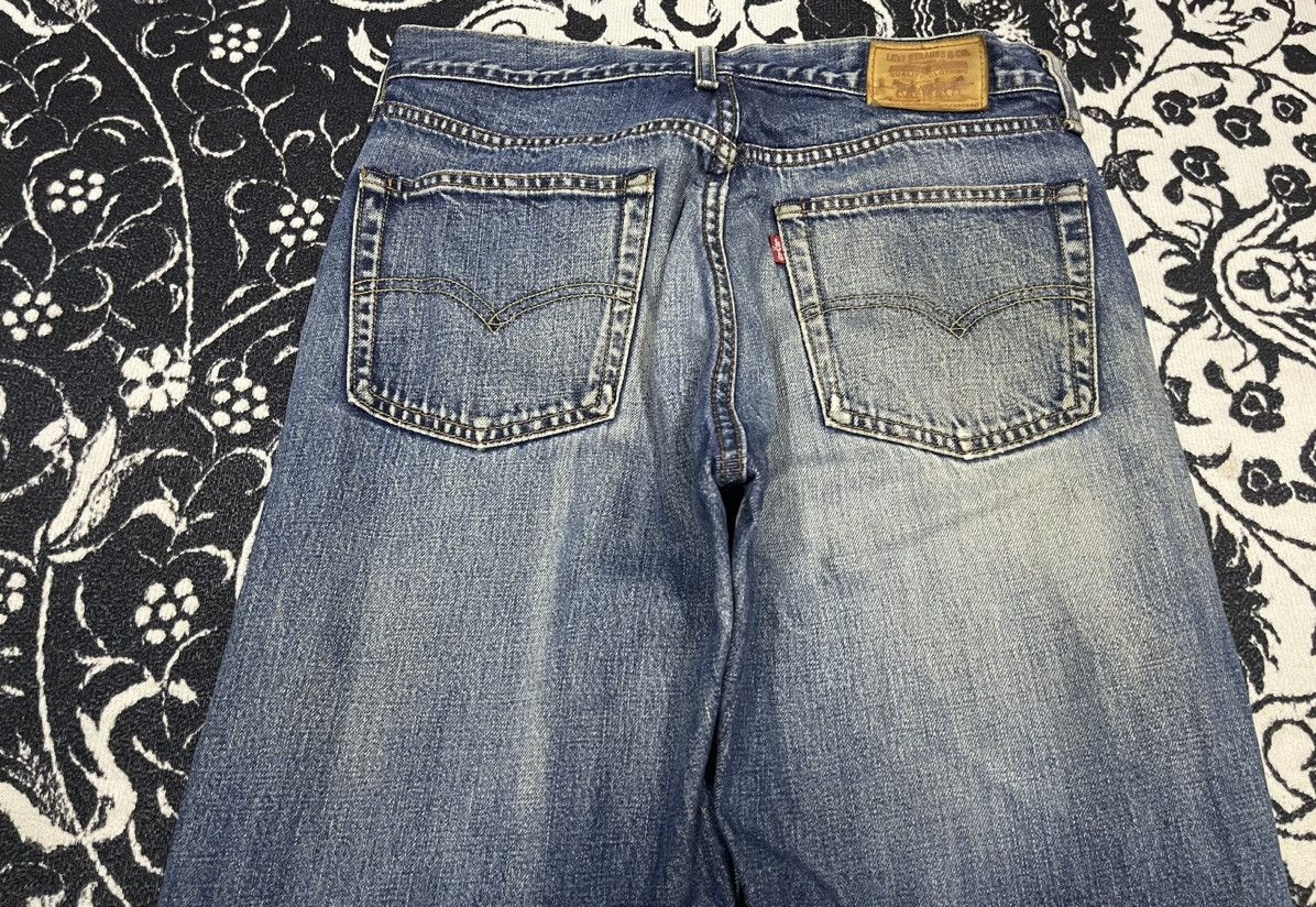 Levi's Vintage Clothing 90s LEVIS 503 J22 DISTRESSED DENIM FADED DESIGN Size US 28 / EU 44 - 15 Thumbnail