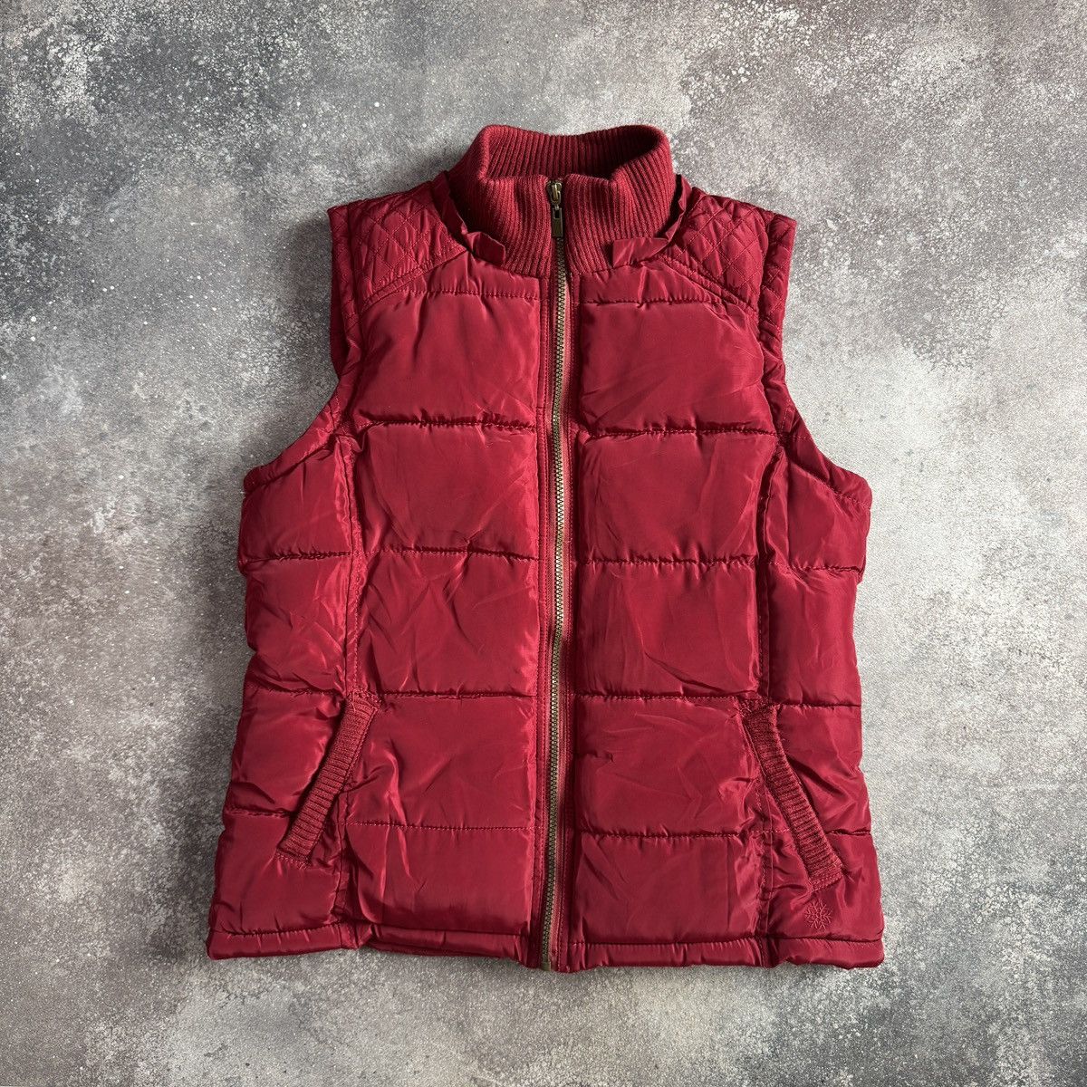 If Six Was Nine Japanese Style Vintage Y2K Grunge Puffer Vest Size M / US 6-8 / IT 42-44 - 2 Thumbnail