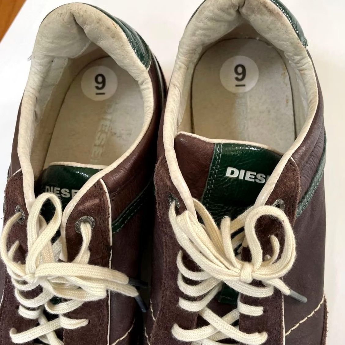 Diesel VINTAGE Diesel Men 9.0US Suede Material Brown Sneakers Luxury Casual Stylish 90s 00s Mens Size US 9 / EU 42 - 5 Thumbnail