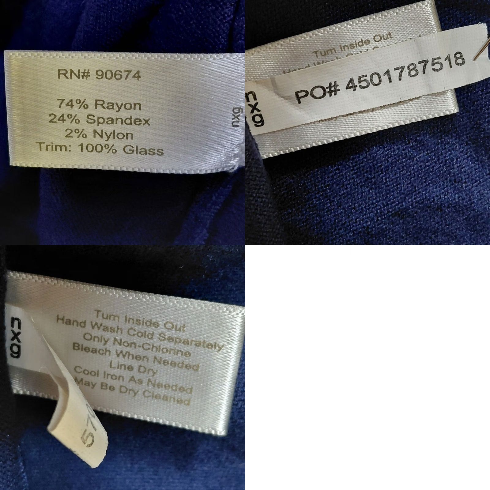 Boston Proper Boston Proper Beaded Knit Top Sleeveless Blue Solid Women Size M Size M / US 6-8 / IT 42-44 - 8 Thumbnail