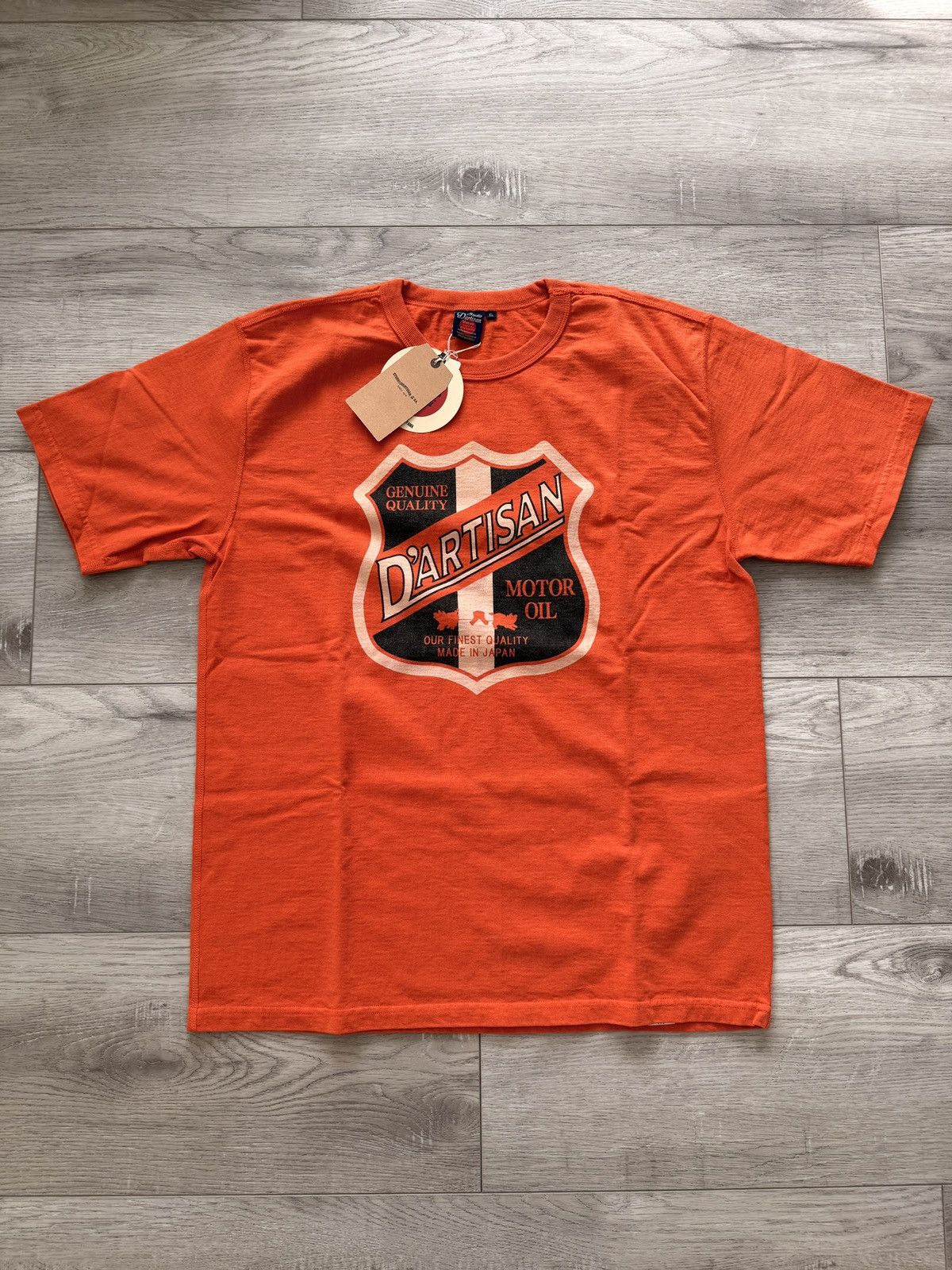Studio D'Artisan Studio D’Artisan Heavyweight Loopwheeled Tee T Shirt Orange Size US XL / EU 56 / 4 - 1 Thumbnail