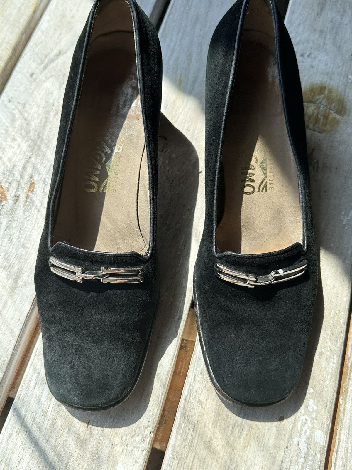 Salvatore Ferragamo RARE❗️Salvatore Ferragamo Women Shoes flats heels Size US 7 / IT 37 - 3 Thumbnail