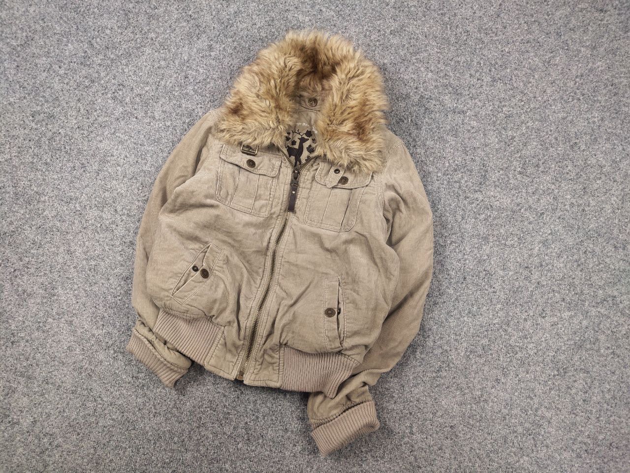 If Six Was Nine Vintage Y2K LGB if six was nine style Cargo pocke Fur Jacket Size M / US 6-8 / IT 42-44 - 4 Thumbnail