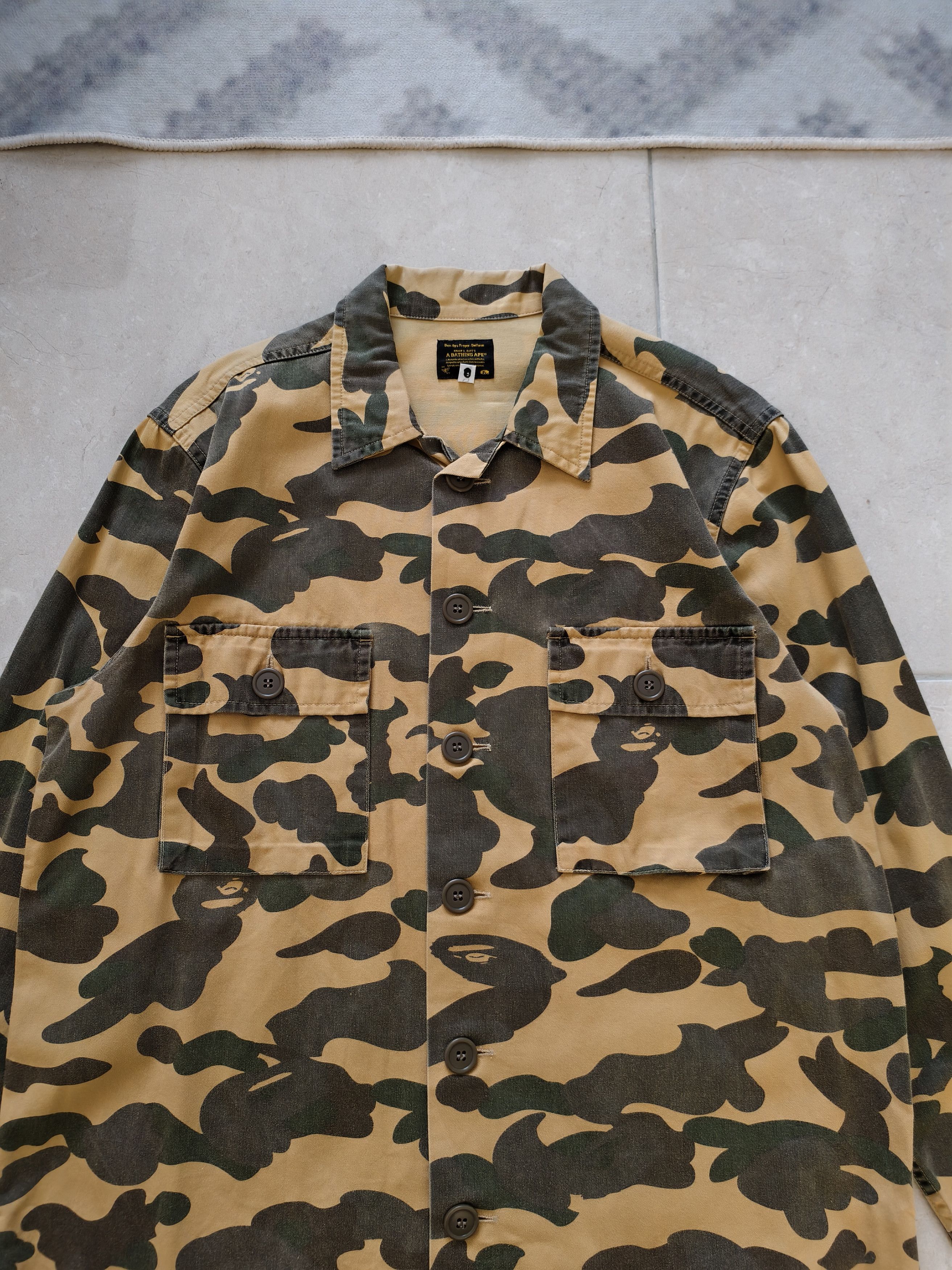 Bape 🔥STEALS🔥Very Rare A Bathing Ape Camo Tactical Jacket Size US M / EU 48-50 / 2 - 3 Thumbnail