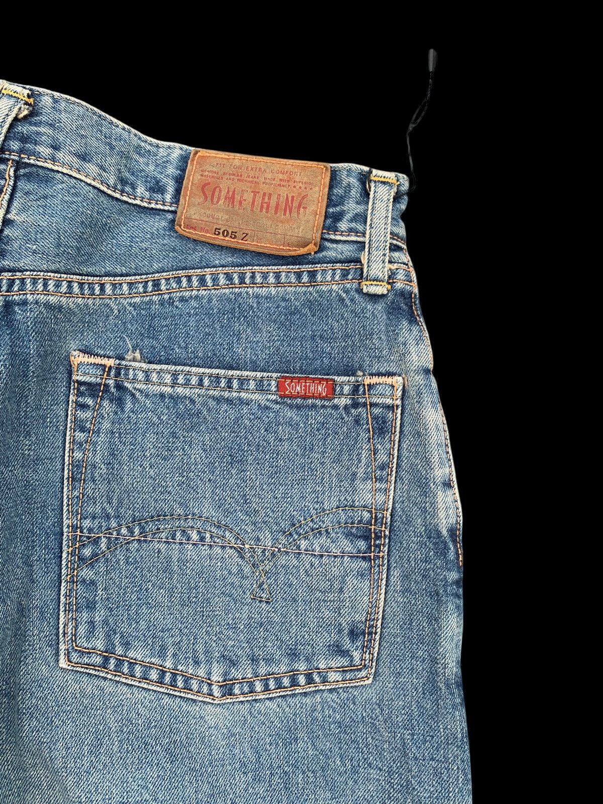 Kapital VINTAGE SOMETHING EDWIN SELVEDGE BAGGY DISTRESSED DENIM Size US 28 / EU 44 - 14 Thumbnail