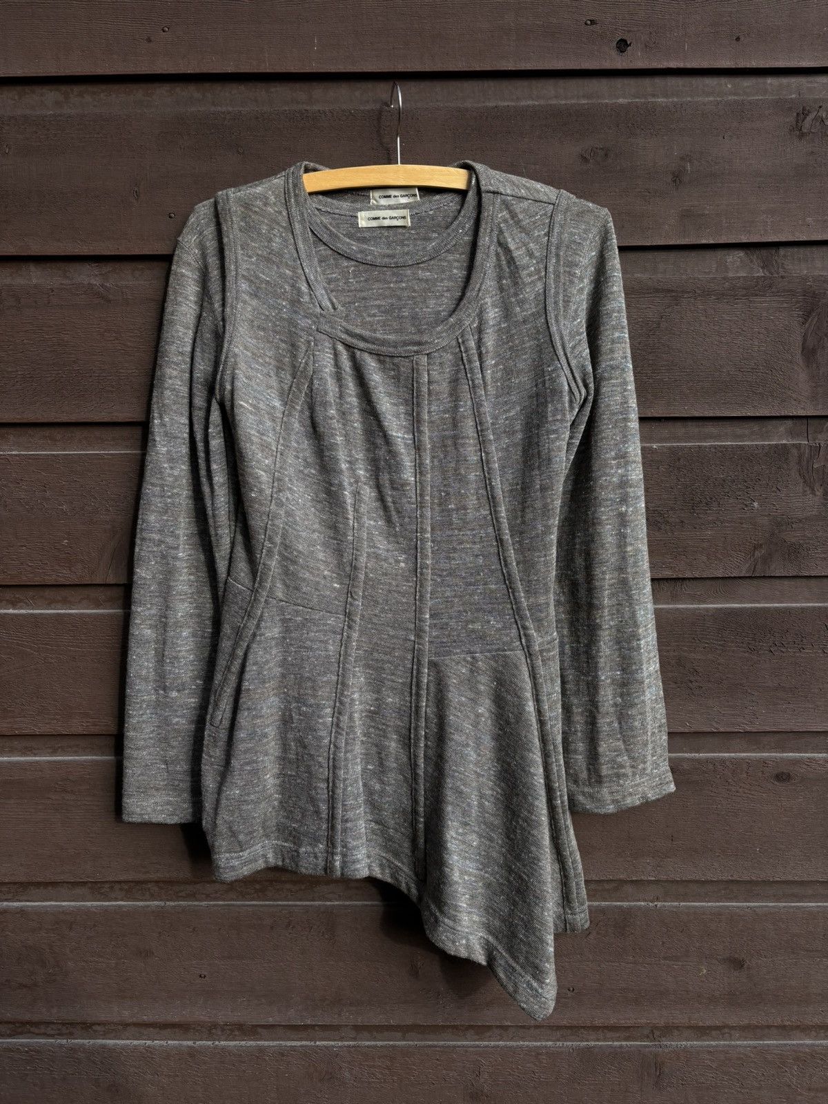 Comme des Garcons 1998 asymmetrical two piece sweater Size M / US 6-8 / IT 42-44 - 1 Thumbnail