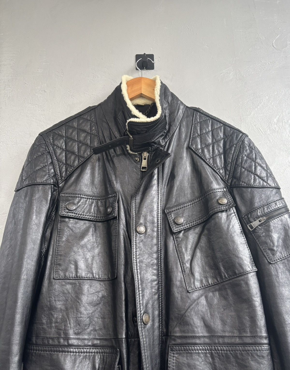 Burberry Burberry By Christopher Bailey M-65 lamb leather jacket. Size US M / EU 48-50 / 2 - 8 Thumbnail