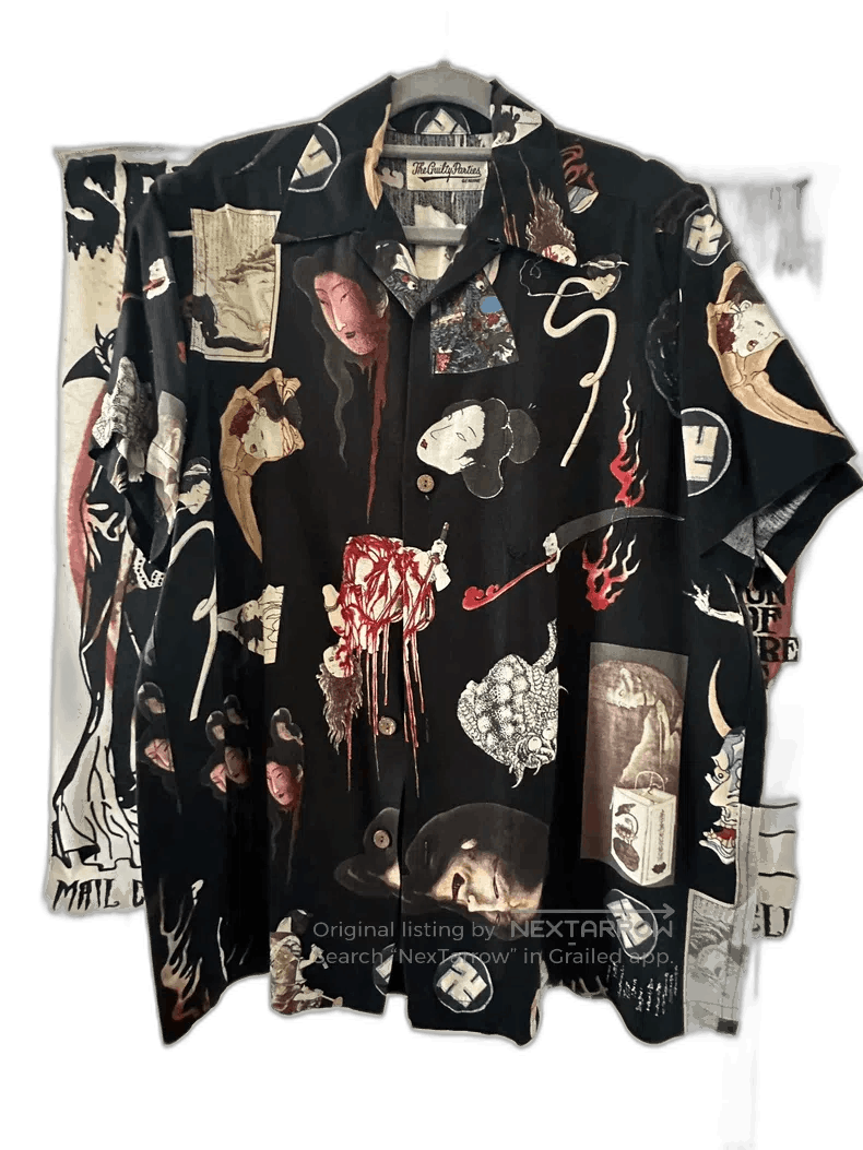Wacko Maria WACKO MARIA Early Graphic Button-Up Shirt Size US XS / EU 42 / 0 - 1 Thumbnail