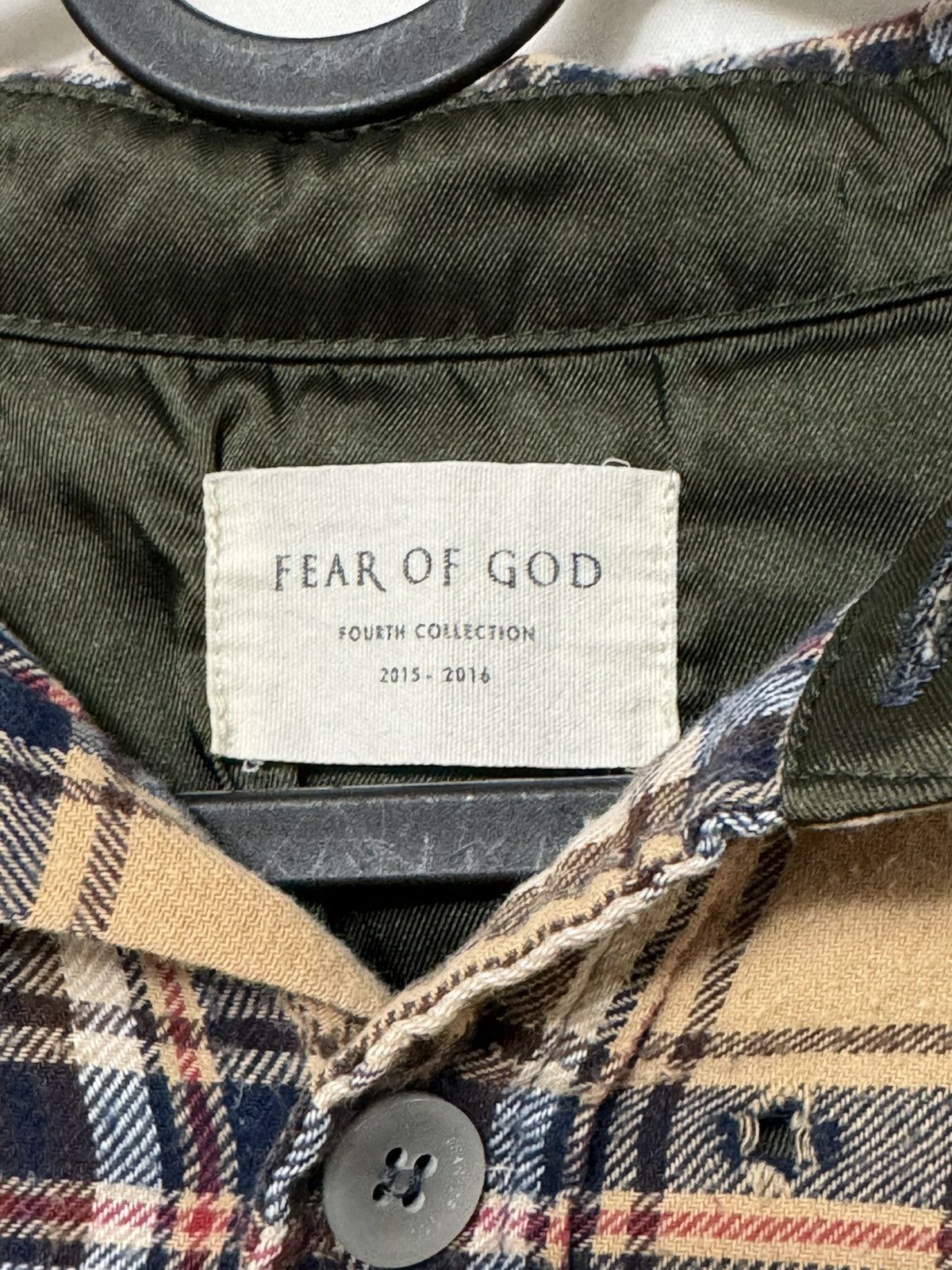 Fear of God Fear of God Fourth Collection Flannel Brown SZ Large 🔥 Size US L / EU 52-54 / 3 - 6 Thumbnail