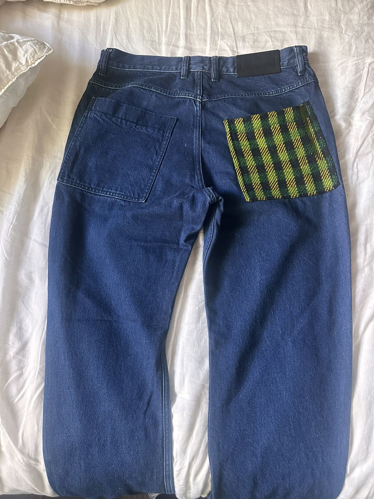 Marni Wool Plaid Contrast Back Pocket Denim Size US 32 / EU 48 - 18 Thumbnail