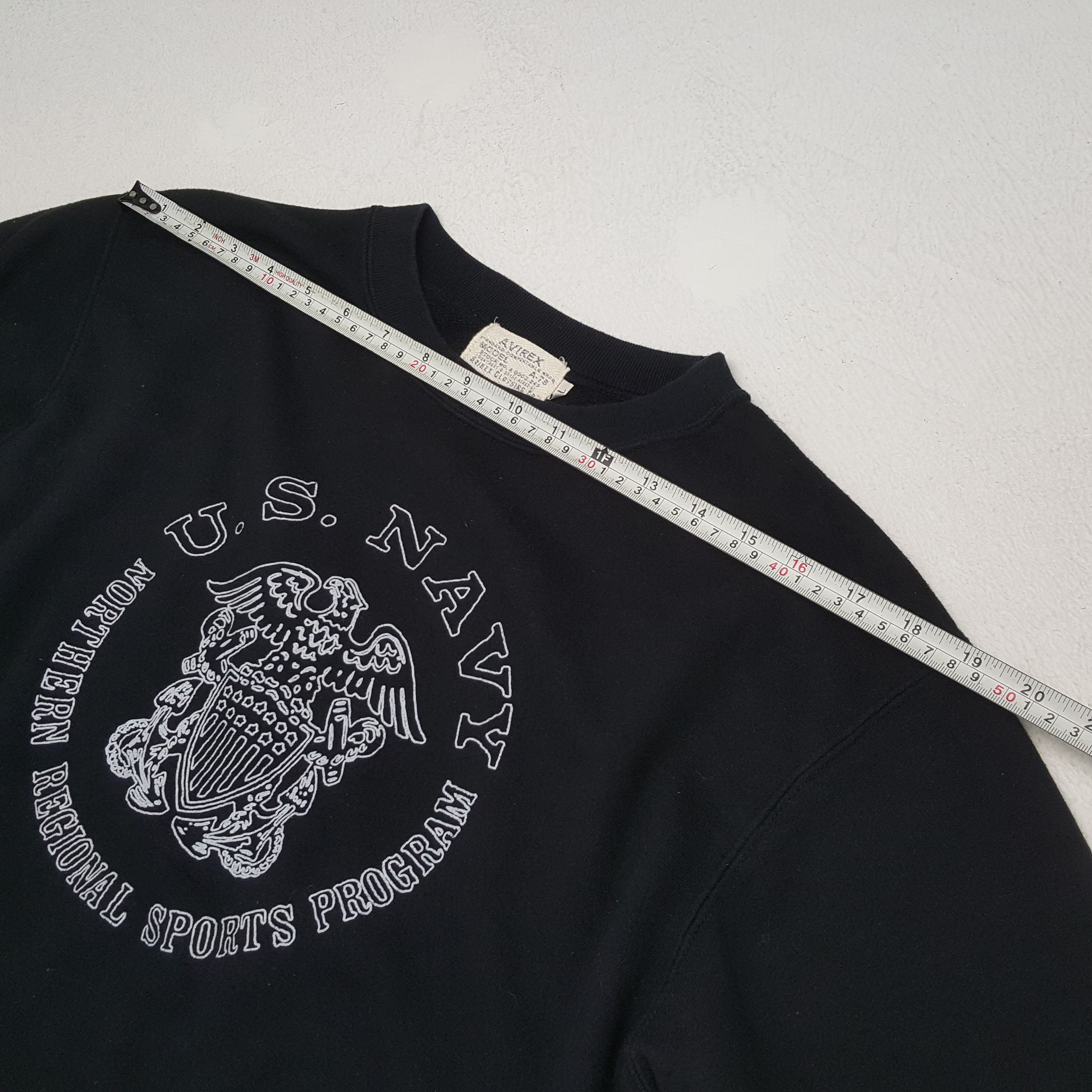 Avirex × Vintage U.S NAVY AVIREX Center Design Sweatshirt Size US M / EU 48-50 / 2 - 4 Thumbnail