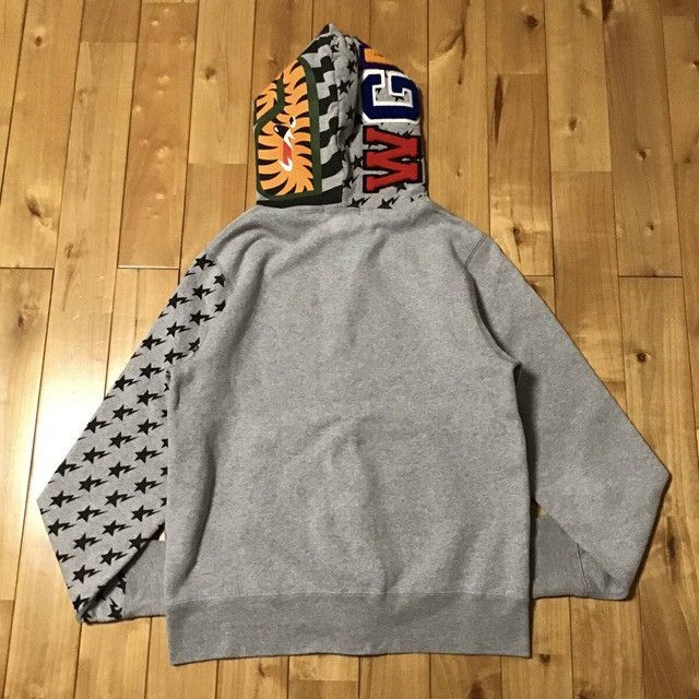 Bape BAPE Stars and Stripes Shark full zip hoodie a bathing ape Size US M / EU 48-50 / 2 - 2 Thumbnail