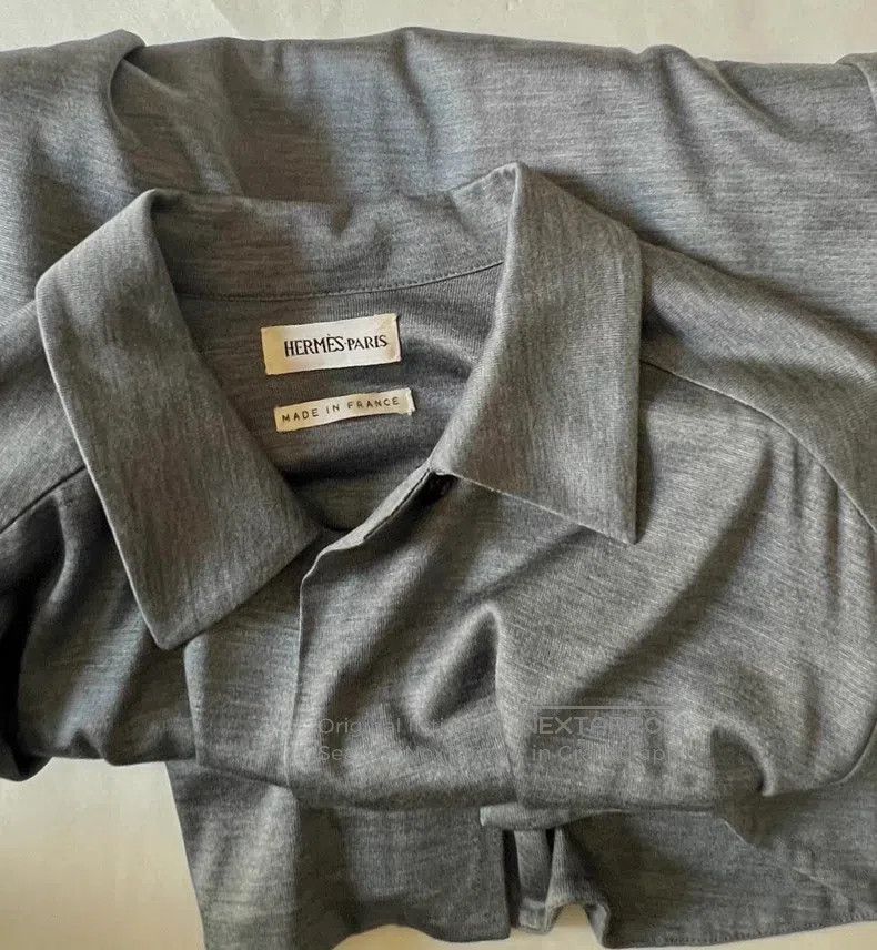 Hermes Hermes Plain Double Layer Knit Silk Top Size XS / US 0-2 / IT 36-38 - 7 Thumbnail