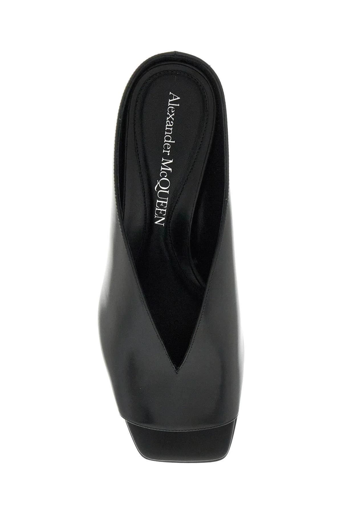 Alexander McQueen o1s22i1n1024 Armadillo Mules in Black Size US 9 / IT 39 - 2 Thumbnail