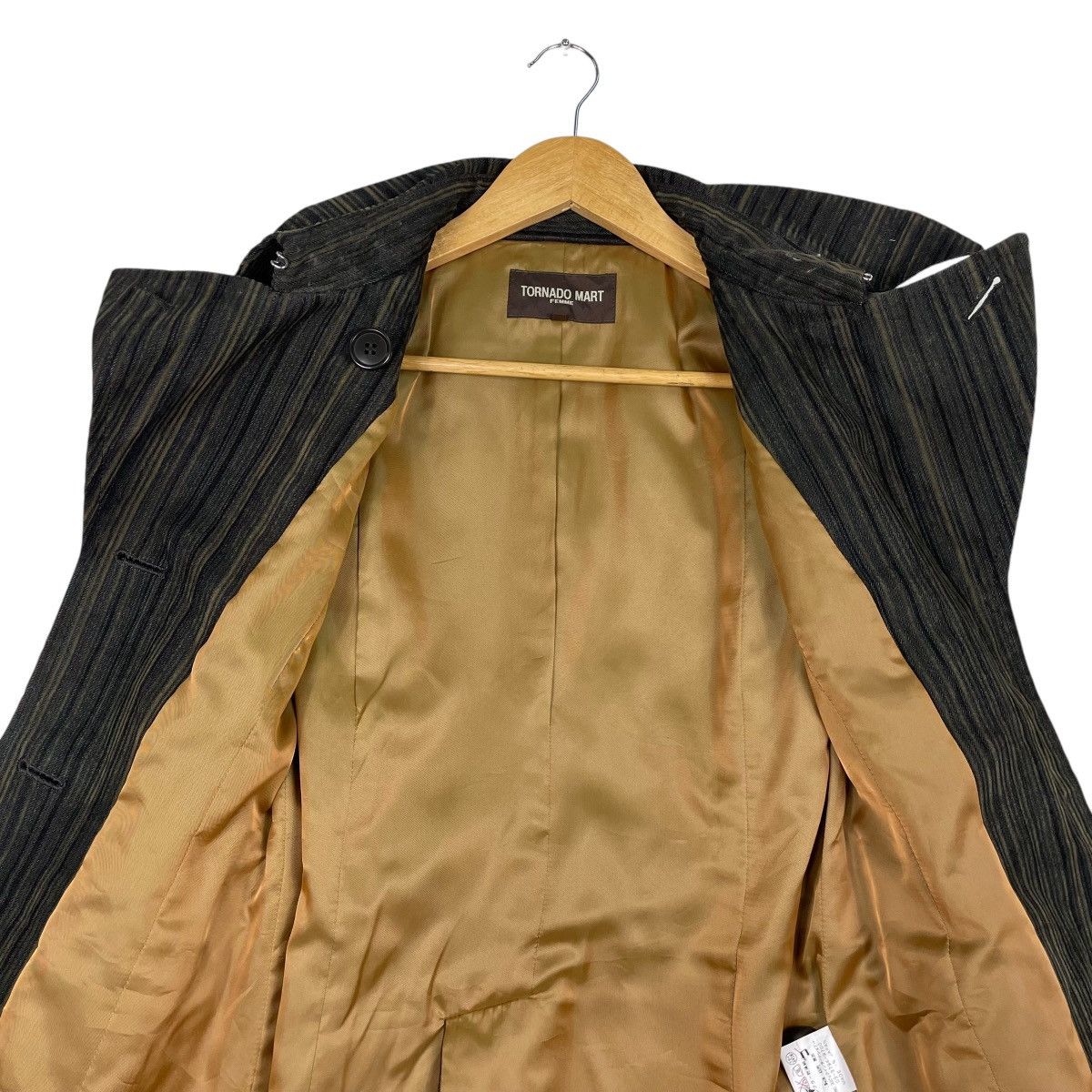 Japanese Brand × Tornado Mart 💥TORNADO MART STRIPES WITH BELTED JACKET Size S / US 4 / IT 40 - 12 Thumbnail