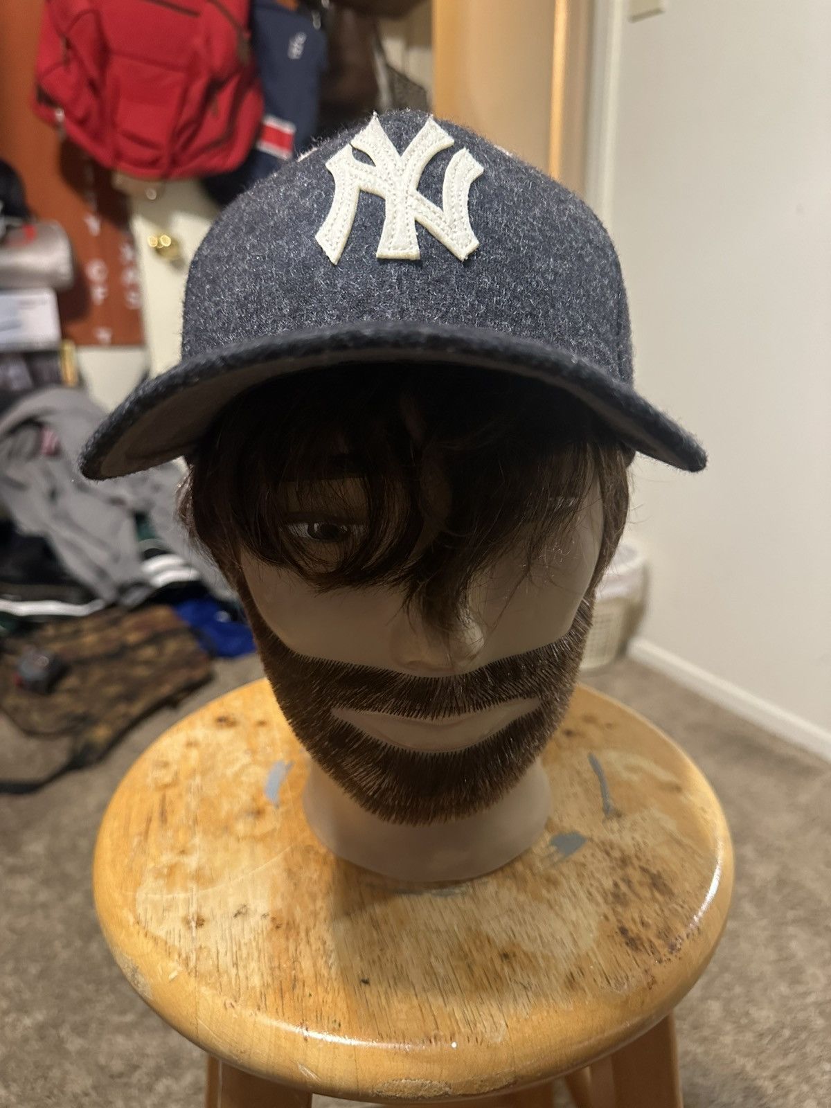 New Era Vintage MLB New Era New York Yankees “black denim” hat 00s Size ONE SIZE - 1 Thumbnail