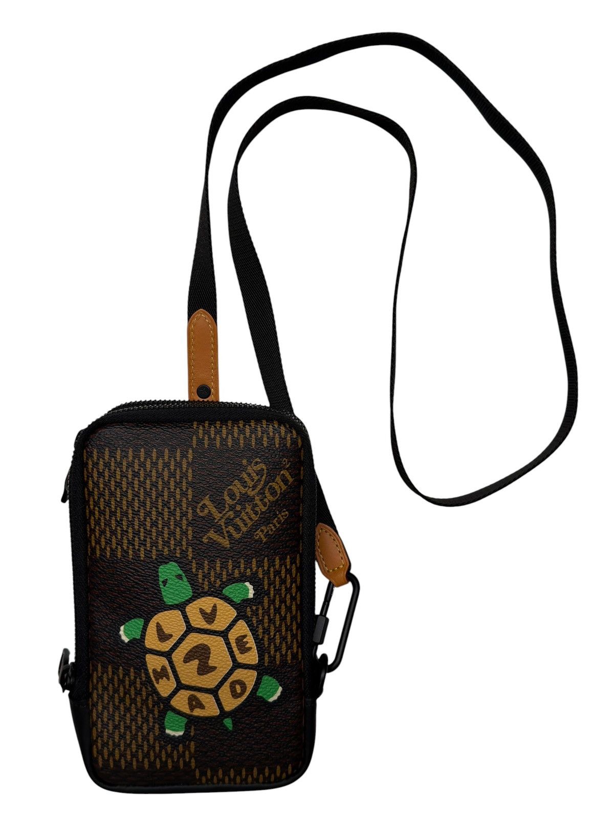 Louis Vuitton × Nigo Louis Vuitton x Nigo Damier Ebene Giant Tortoise Side Bag Size ONE SIZE - 5 Thumbnail