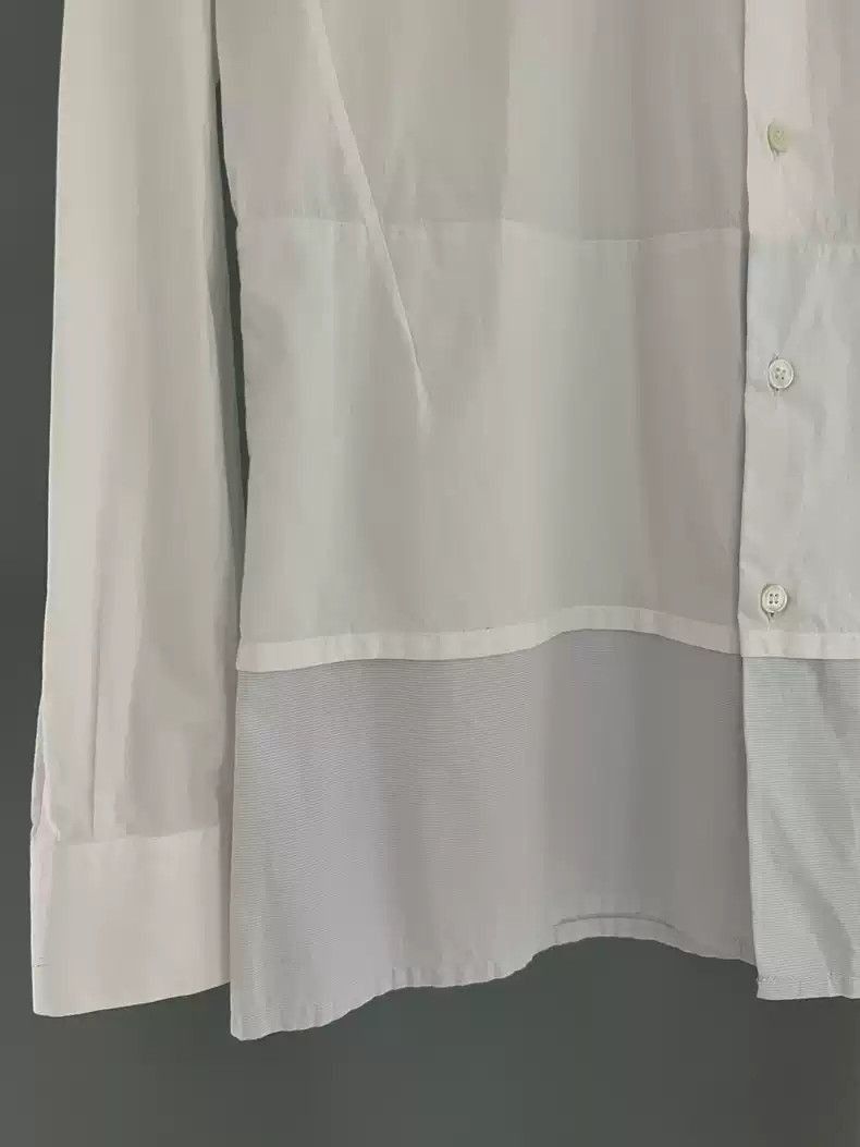 Raf Simons Raf Simons Men's blue and white stitching shirt-2507 Size US M / EU 48-50 / 2 - 1 Thumbnail