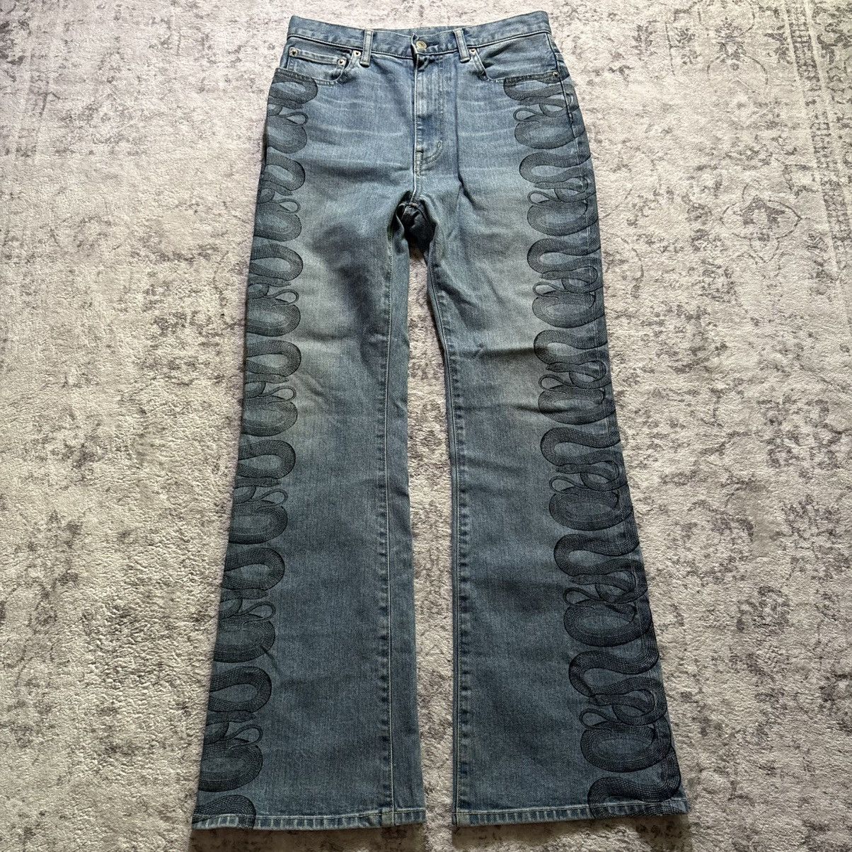 Hysteric Glamour Snake Jeans | Grailed