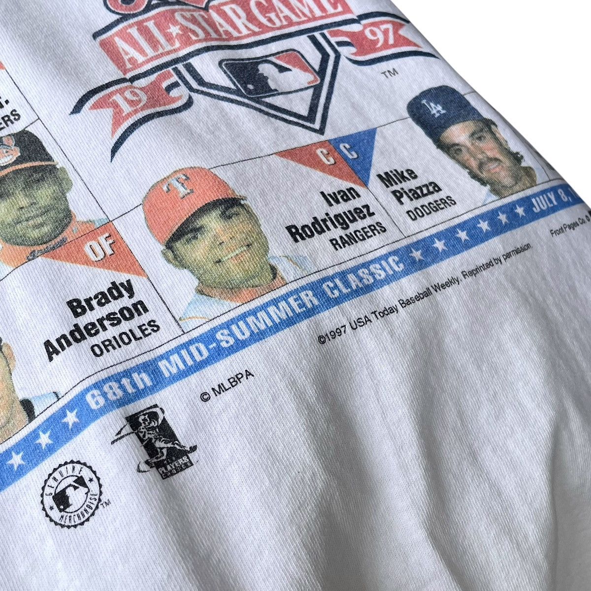 MLB × Vintage Front Pages Baseball Weekly Vintage 1997 All-Star Tee Size US XL / EU 56 / 4 - 5 Thumbnail
