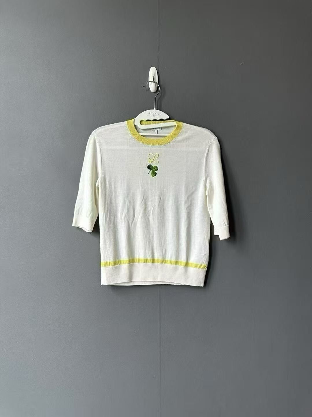 Loewe Loewe Wool Knit Short Sleeve Size S / US 4 / IT 40 - 1 Thumbnail