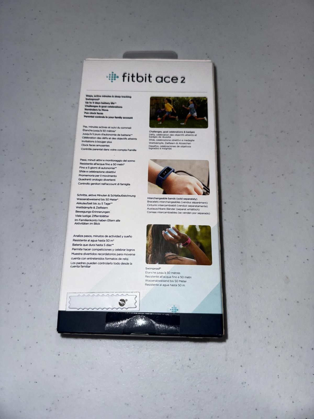 Fitbit Fitbit Ace 2 - Activity Tracker for Kids 6+ - Blue NEW Size ONE SIZE - 2 Thumbnail