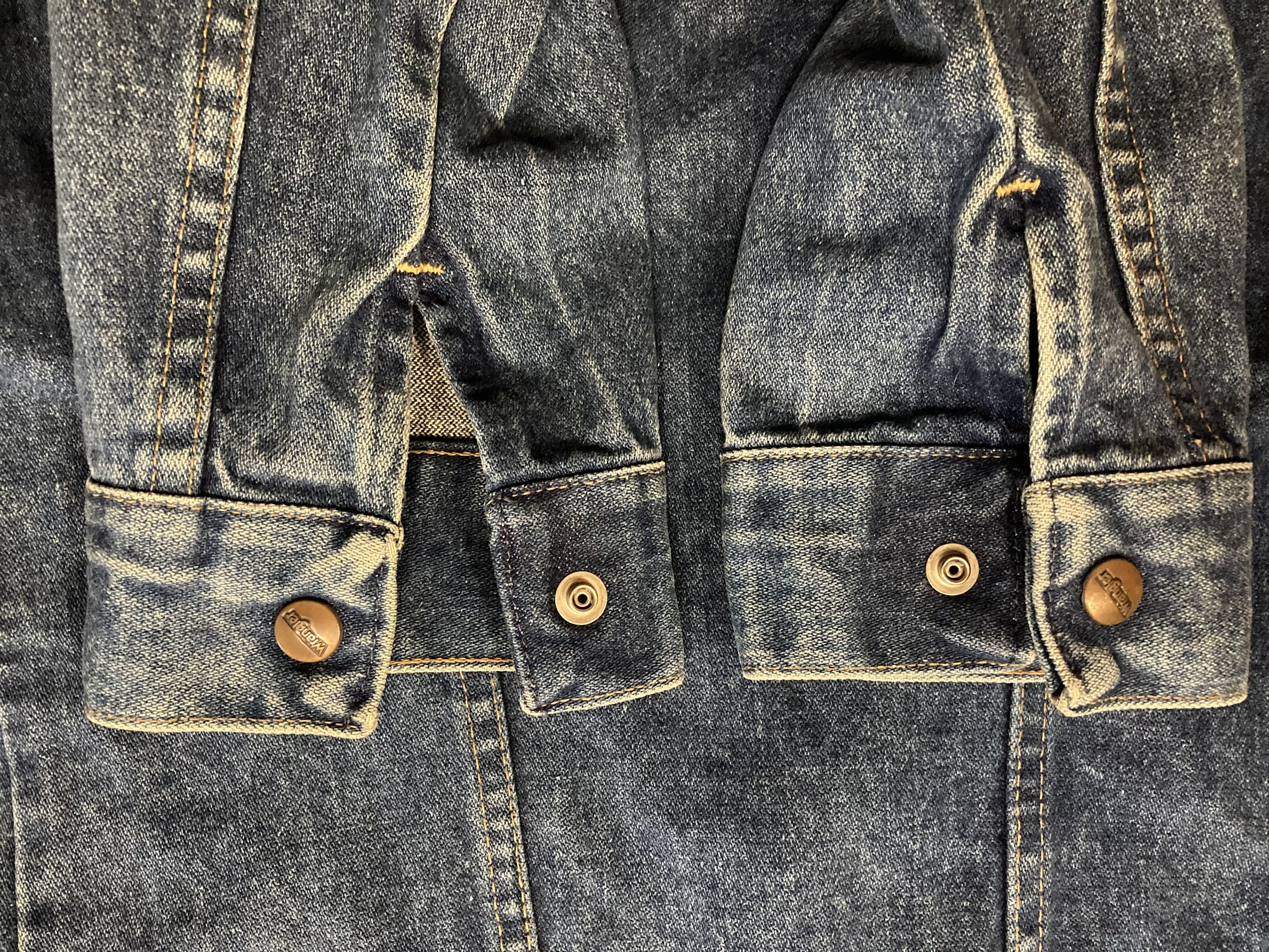 Vintage × Wrangler Wrangler Indigo denim jacket Classic 80-90s denim jacket Size US S / EU 44-46 / 1 - 3 Thumbnail