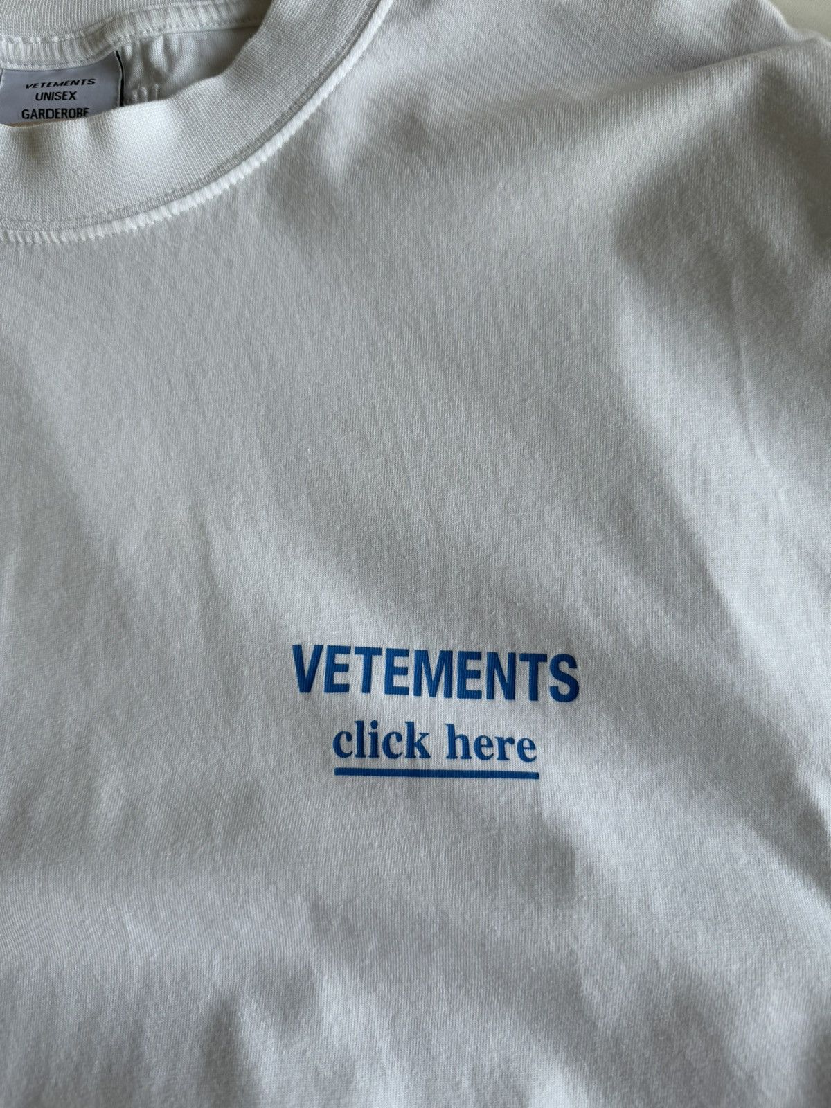 Vetements Vetements click here tshirt Size US L / EU 52-54 / 3 - 3 Thumbnail